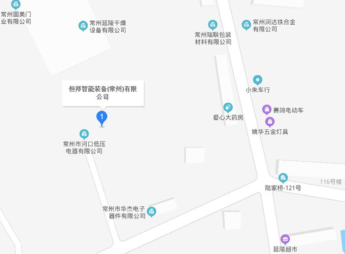 點(diǎn)擊進(jìn)入百度地圖 恒邦智能裝備（常州）有限公司